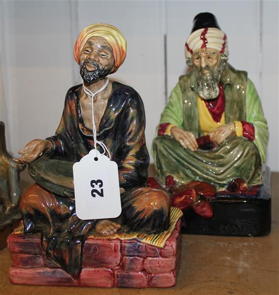 2 Royal Doulton figures The Cobbler HN1283, Mendicant HN1365